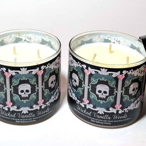 WICKED VANILLA WOODS 3 Wick Candle - Picture 2 of 3